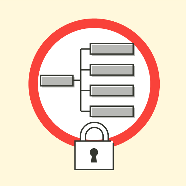イラスト:組織を守るセキュリティ