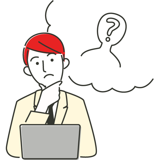 イラスト:仕事している相手のことを想像